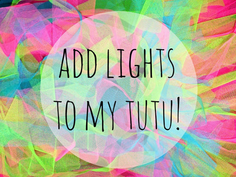 Add lights to your tutu!