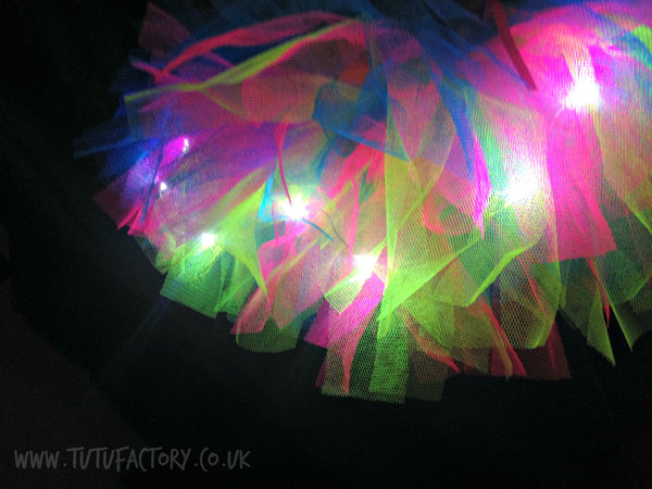 Girls Neon Lights Tutu