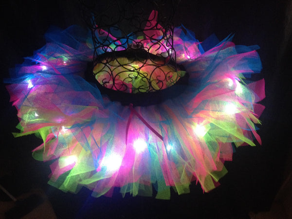 Girls Neon Lights Tutu