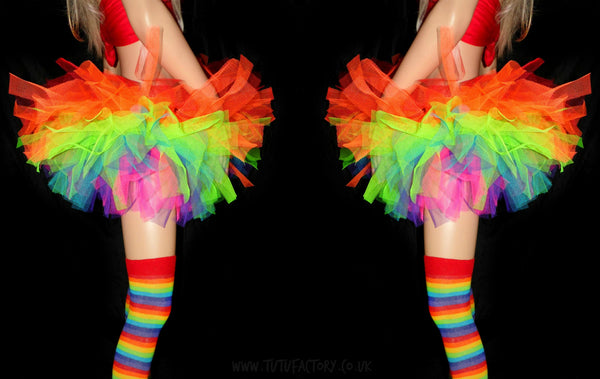 Girls Rainbow Explosion Tutu