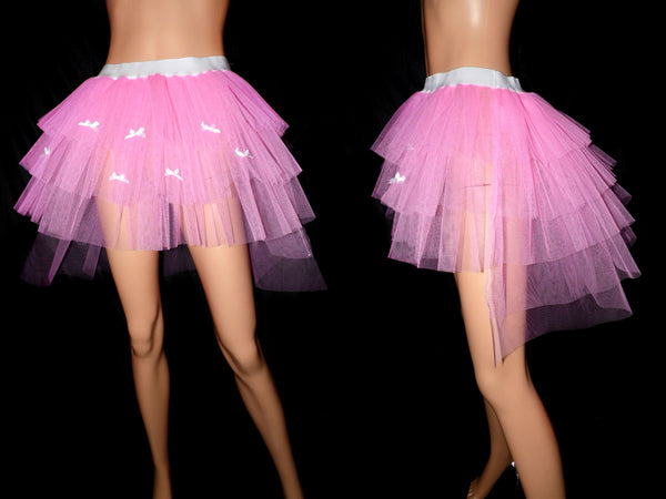 Plus Size Lady RaRa Tutu with retro bows