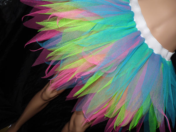 Plus Size Neon Vibe Spikey Tutu