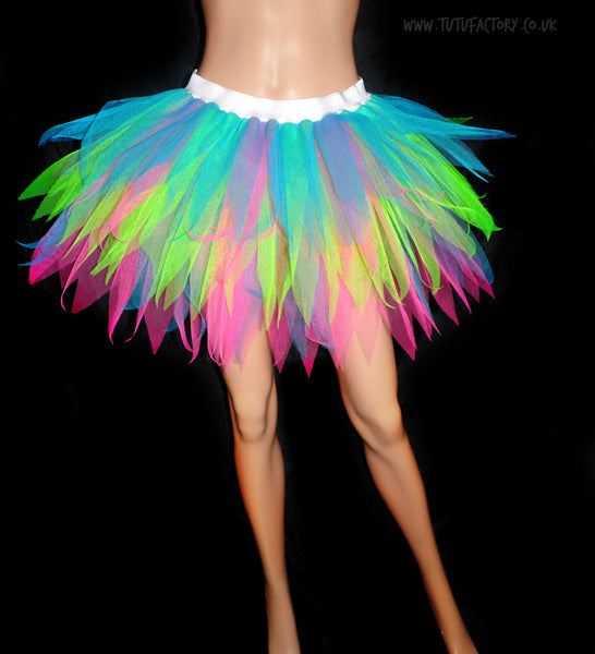 Plus Size Neon Vibe Spikey Tutu