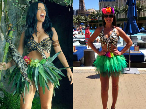 Jungle Queen Katy Perry Tutu Set (Crop Top)