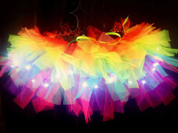 Rainbow Lights Light Up Tutu