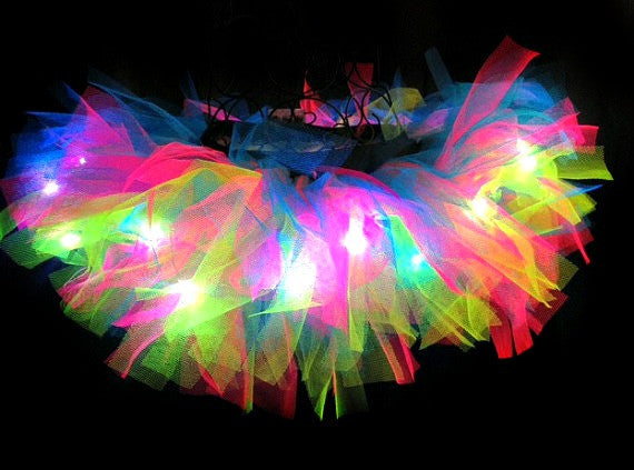 Girls Neon Lights Tutu