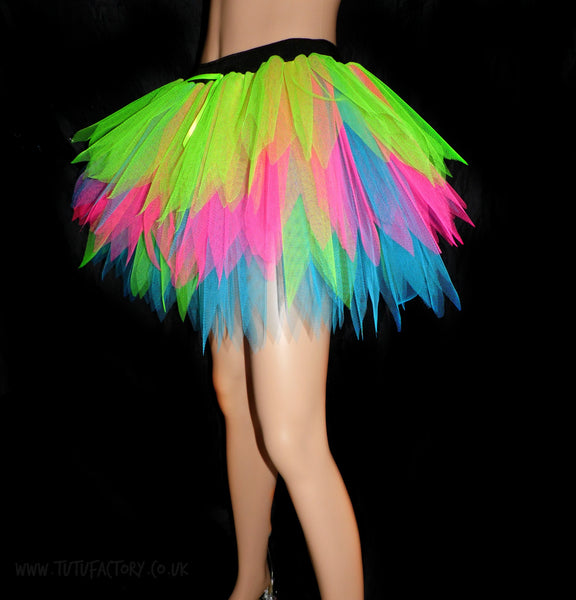 Plus Size Neon Vibe Spikey Tutu