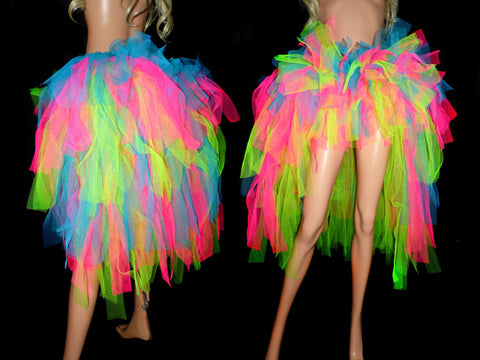 Neon Wave High and Low Tutu