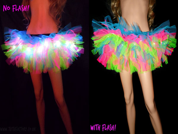 Girls Neon Lights Tutu