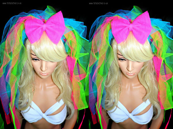 Neon Madonna Hen Night Veil