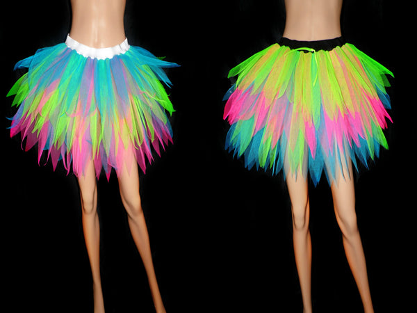 Plus Size Neon Vibe Spikey Tutu