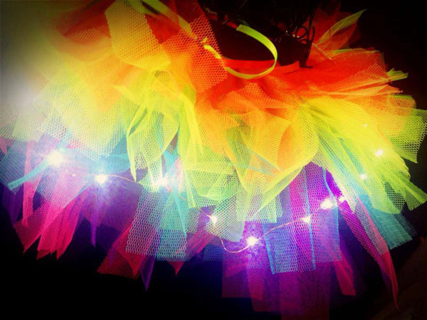 Rainbow Lights Light Up Tutu