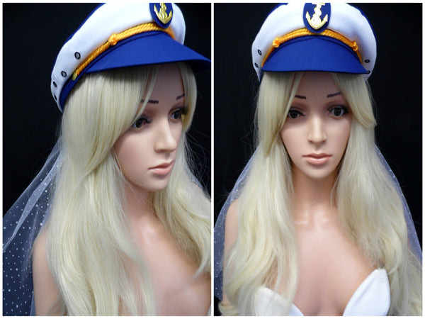 Aye Aye Captain Bridal Veil (HAT STYLE VARIES)