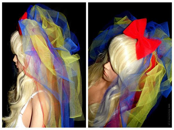 Neon Madonna Hen Night Veil