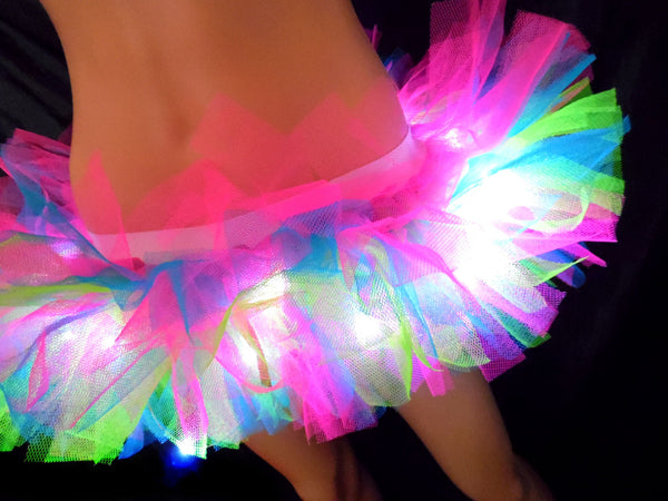 Neon Lights Light Up Tutu